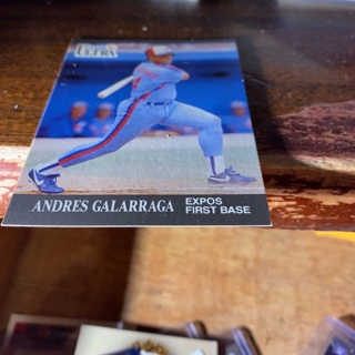 1991 fleer ultra andres galarraga baseball card 