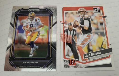 2023 Joe Burrow cards Cincinnati Bengals