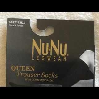 NEW!! NuNu Womens Queen size 10-13 Trouser Socks - 1 pair Pink
