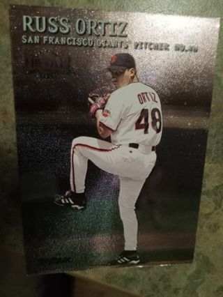 2000 FLEER METAL RUSS ORTIZ SAN FRANCISCO GIANTS BASEBALL CARD# 127