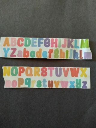 Alphabet Stickers