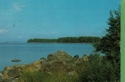 used Postcard - Finland - Lake scenery