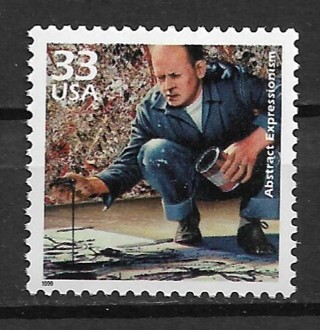 1999 Sc3186h Celebrate the Century: 1940's Jackson Pollock MNH