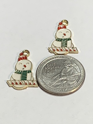 CHRISTMAS CHARMS~#25~SET OF 2 CHARMS~SET 2~FREE SHIPPING!