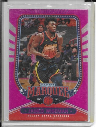 James Wiseman 2020-21 Chronicles Marquee Pink #259