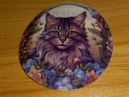 Cat Cute one new vinyl sticker no refunds regular mail win 2 or more get bonus