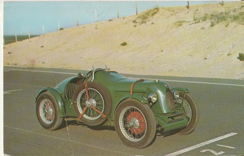 Vintage Unused Postcard: (z): 1931 MG