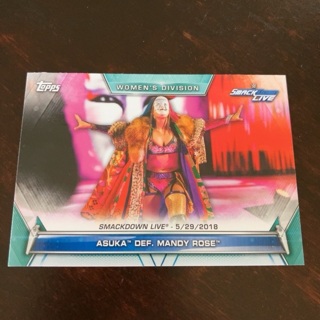 2019 Topps WWE Women's Division - [Base] #72 Memorable Matches and Moments - Asuka def. Mandy Rose