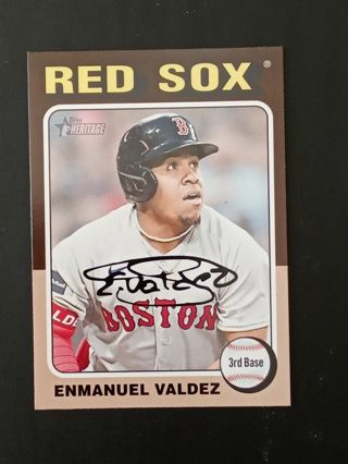 Two Boston Red Sox Valdez & Beckett Baseball Cards