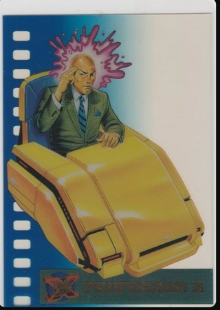 1995 Fleer Ultra X-MEN PROFESSOR X Suspended Animation #8/10 Clear Cel Ltd. Ed.