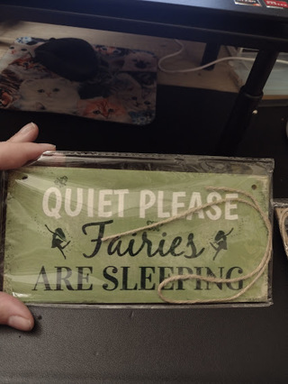 Sign - Fairies are Sleeping