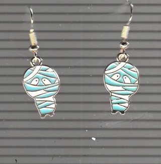 GP ENAMEL MUMMY EARINGS STYLE 2 #2 (PLEASE READ DESCRIPTION