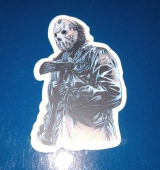 Jason Friday The 13th Horror Movie Reusable Waterproof Fade proof Sticker Decal