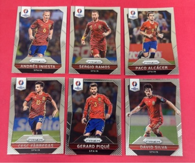 2016 Panini Prizm euro soccer lot