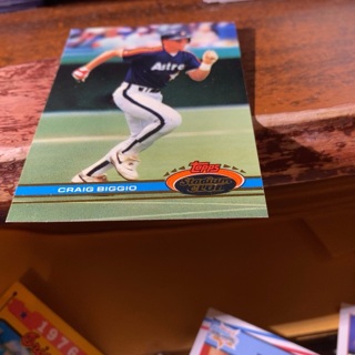 1991 Topps stadium club Craig biggio baseball card 