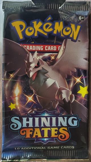 Pokemon SHINING FATES Empty booster pack (no cards)