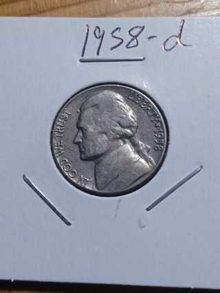 1958-D Jefferson Nickel! 17