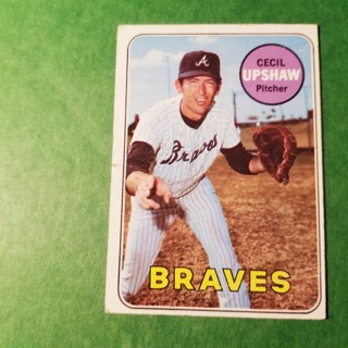 1969 - TOPPS BASEBALL CARD NO. 568 - CECIL UPSHAW - BRAVES