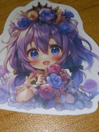 Girl Cute new 1⃣ vinyl lap top sticker no refunds regular mail very nice quality