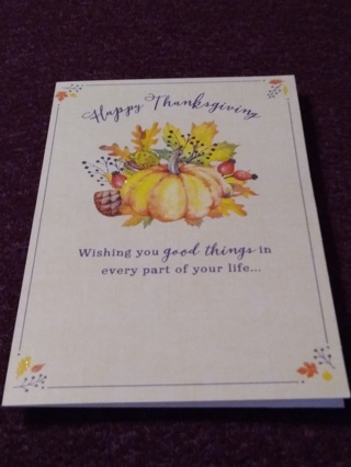 Happy Thanksgiving Card - grateful