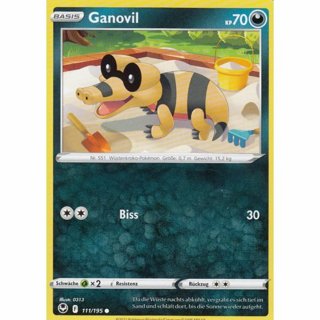  Tradingcard - Pokemon 2022 german Ganovil 111/195 