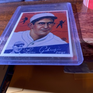 1934 goudey Mickey Cochran (reprint) baseball card 