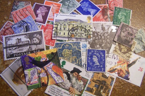 Lot of 30 Different UK/England/Great Britain Postage Stamps, Dating Back 120+ Years
