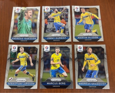 2016 Panini Prizm euro soccer lot