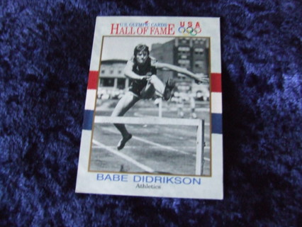 1991 Babe Didrikson Olympian Impel Card #6