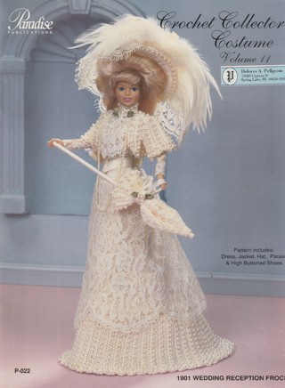 Crochet a Wedding Dress for Barbie or Doll #11