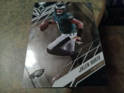 2022 PANINI PHOENIX JALEN HURTS PHILADELPHIA EAGLES FOOTBALL CARD# 93