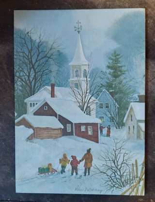 Merry Christmas Postcard 