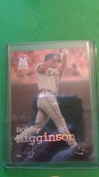 bobby higginson baseball card free shipping