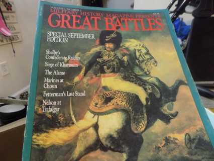 Military History magazine Great Battle Special Sept. Ed.  Vintage