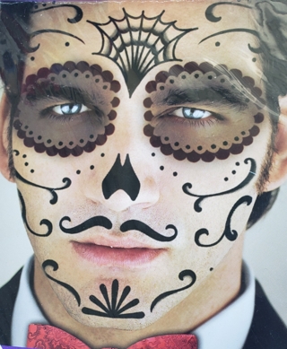 HALLOWEEN COSTUME FACE TATTOOS STYLE 5