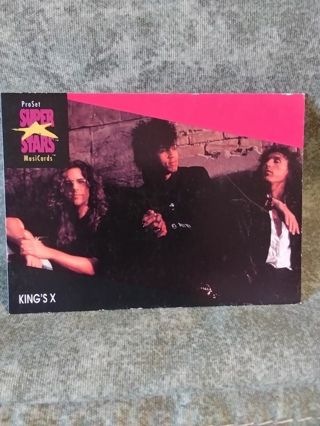 Pro Set Super Star Music Trading Card King's X # 194