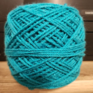 Turquoise Yarn - total weight is 6.9 ozs