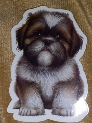 Dog new nice big vinyl laptop sticker no refunds regular mail high quality!