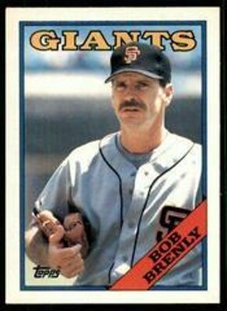 Bob Brenly 1988 Topps San Francisco Giants