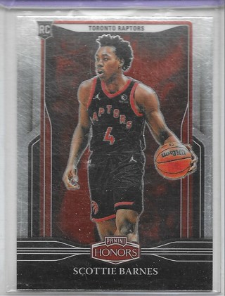 Scottie Barnes 2021-22 Chronicles Honors #698 Rookie Card