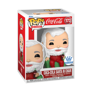 Funko Pop! Coca-Cola Santa in Chair #173  Funko Pop Exclusive 