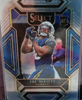 2021 SELECT TRE' McKITTY ROOKIE RC CLUB LEVEL # 293 LOS ANGELES CHARGERS