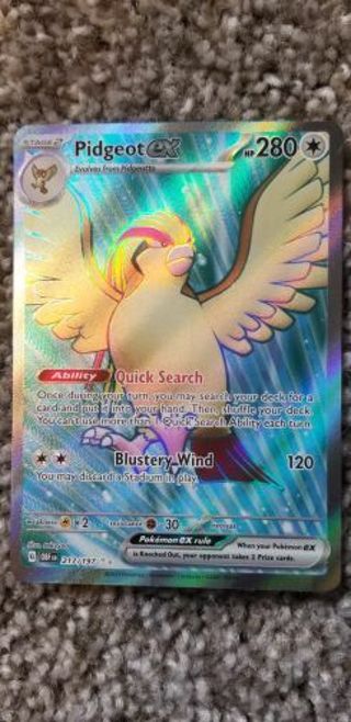 PIDGEOT EX 217/197 FULL ART