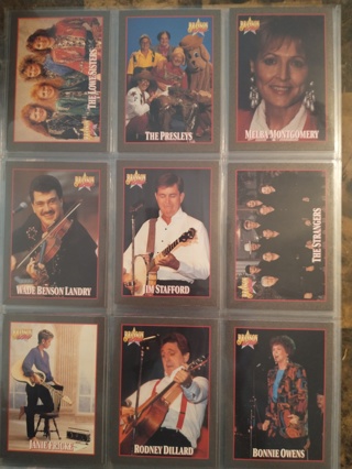 set of 9 music cards free shipping