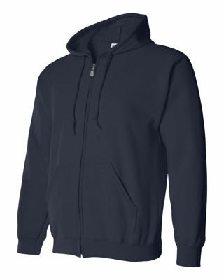 New Mens Reebok Navy Blue Zipper Front Hoodie Sz L Orig. $80