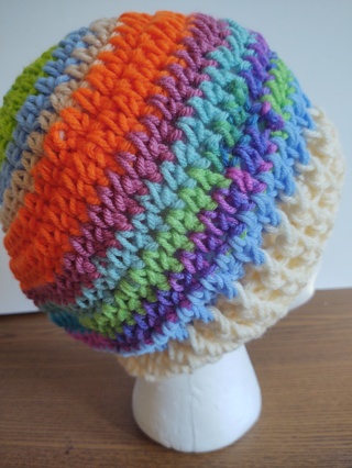 Hand Crocheted Slouch Hat 