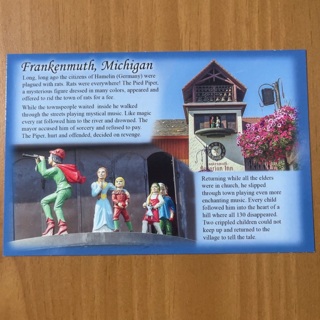 Frankenmuth, MI Post Card