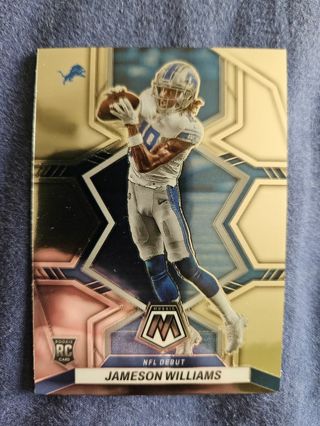 2022 Panini Mosaic NFL Debut Jameson Williams