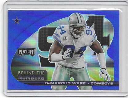 Demarcus Ware 2021 PLayoff Behind the Numbers Blue #BTN-DWA