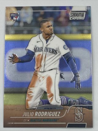 2022 Julio Rodriguez Topps Stadium CHROME Rookie / Mariners